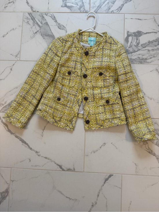 Old Navy Jackets & Blazers - Old Navy Yellow Tweed Jacket